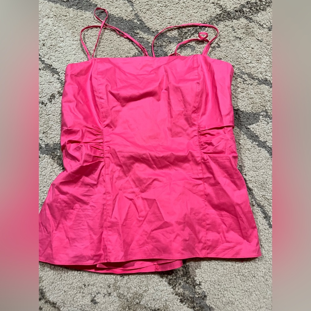 Hot Pink (M) Spaghetti Strap Tank